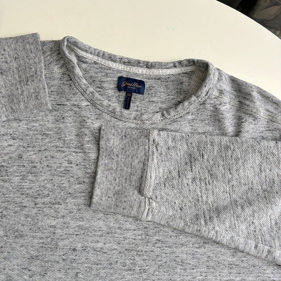 Good Man Brand Men’s Crewneck Sweater Heather Gray Size XXL - Picture 4 of 8